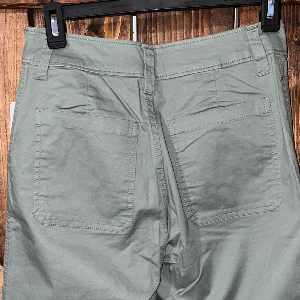 Nordstrom Women's Boot-Cut Jeans in Sage Green - Picture 6 of 9